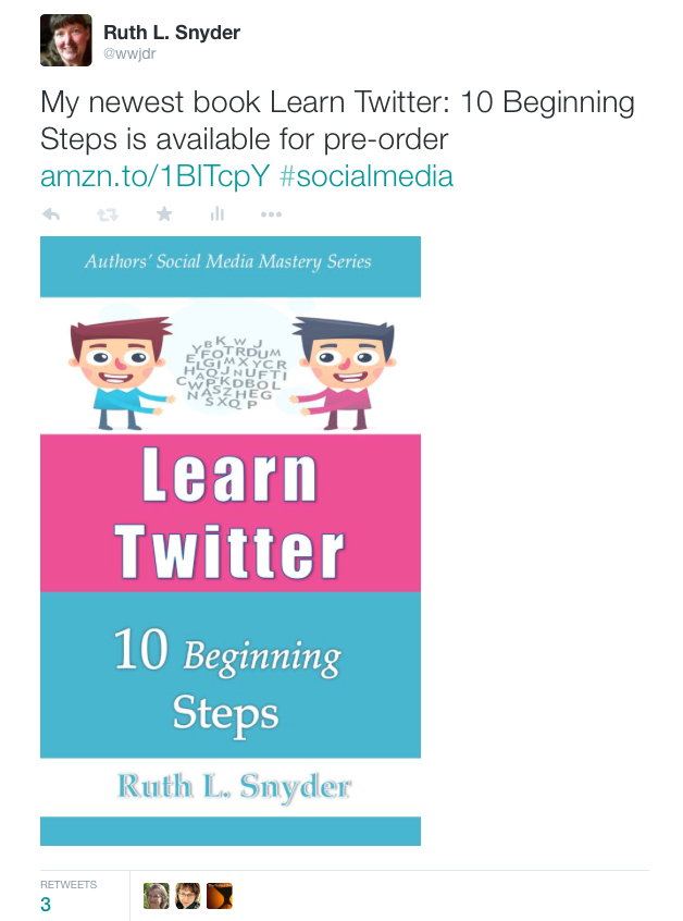 Ruth_L__Snyder_on_Twitter___My_newest_book_Learn_Twitter__10_Beginning_Steps_is_available_for_pre-order_http___t_co_L9D23X4dxb__socialmedia_http___t_co_75YJQdtdOn_