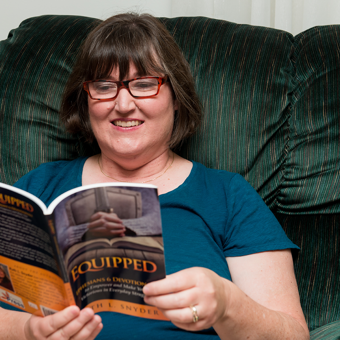 Ruth L. Snyder reading Equipped